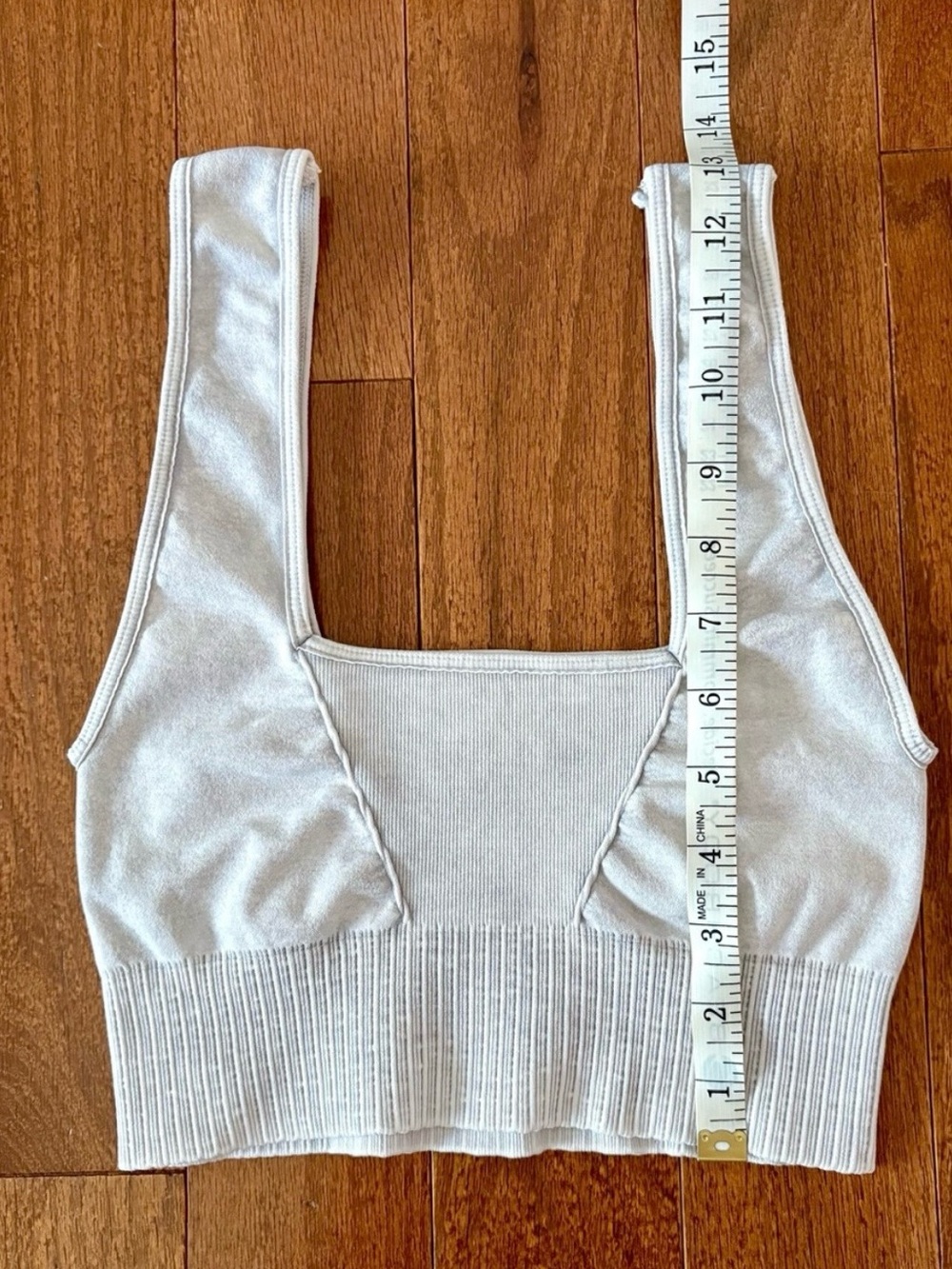 FREE PEOPLE Good Karma Crop Top Square Neck XS/S - Picture 8 of 12